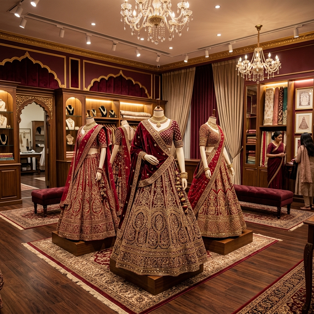 Designer Studio Bridal Showroom Display
